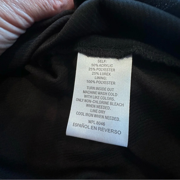 Maison Jules Geometric Pink and Black A-Line Mini Dress Women's Size Large U0760 - Picture 7 of 13